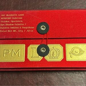 Pat McGrath Golden Opulence Eye Shadow Palette - Red and Gold